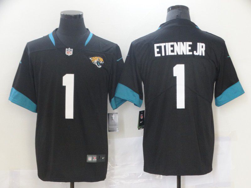 Men Jacksonville Jaguars #1 Etienne jr Black Nike Vapor Untouchable Limited 2021 NFL Jersey->italy jersey->Soccer Country Jersey
